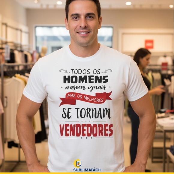 Estampa Profissão Camiseta de Vendedora - Arquivo Digital