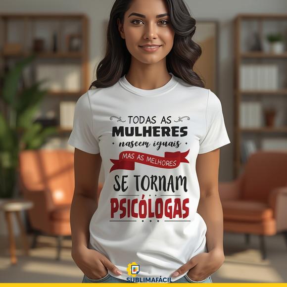 Estampa Psicologia - para Camiseta Psicóloga