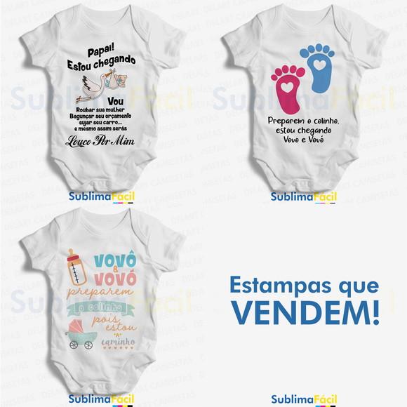 Estampas Bebê a Caminho - Sublimação