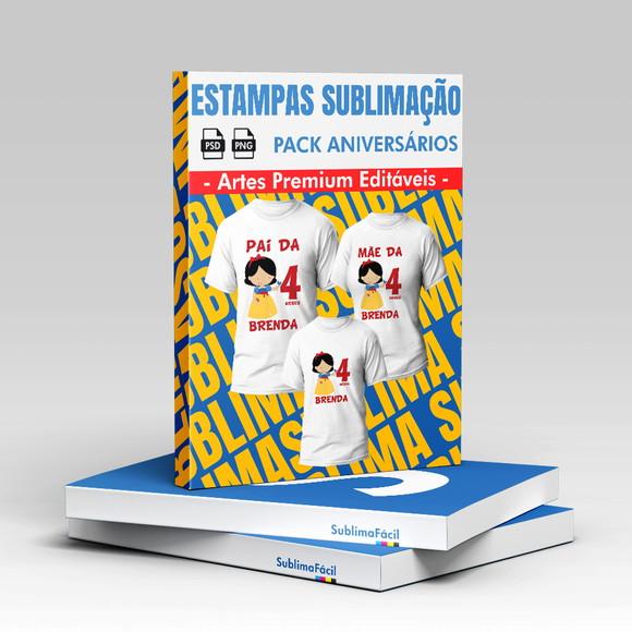 Estampas de Aniversário para Sublimação