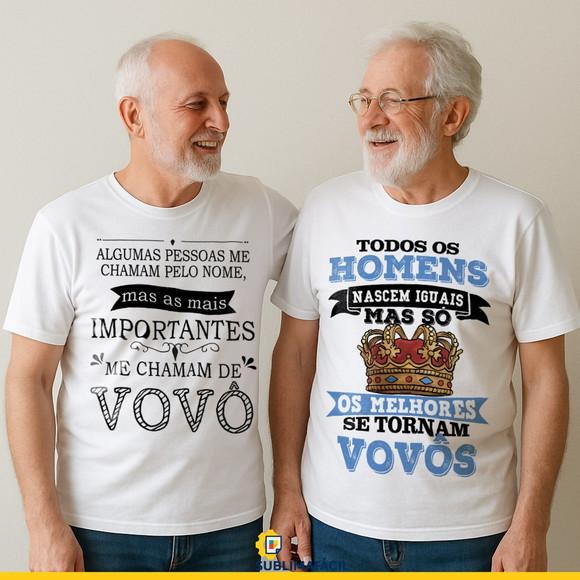 Estampas para Camiseta de Vovô, Avôs