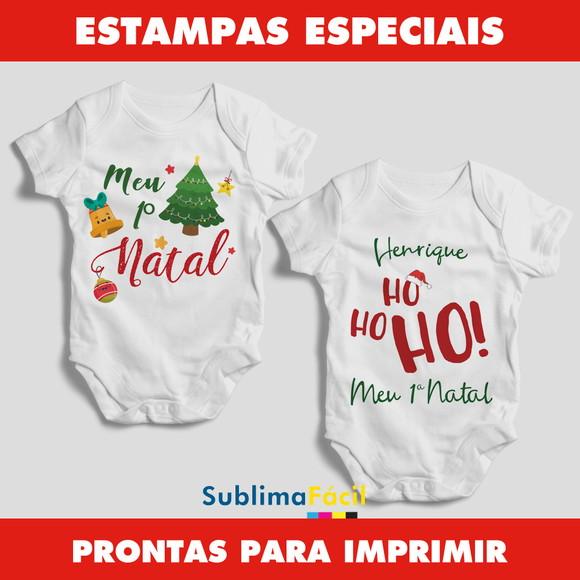 Estampas para Sublimação Body de Natal (vende Muito)