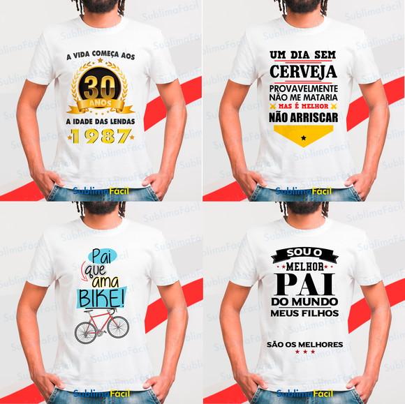Pack de Artes Frases Dia dos Pais - Sublimação