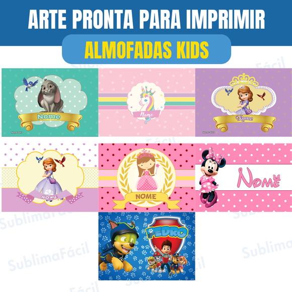 Pack de Artes para Almofadas Infantis Sublimação