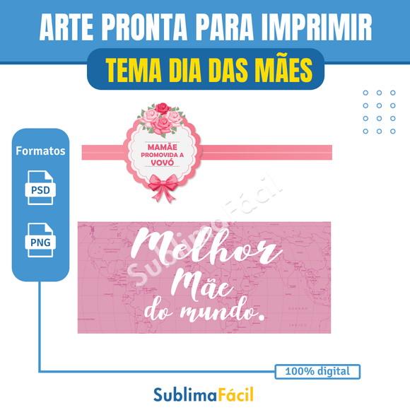 Pack Estampas Dia das Mães - Caneca e Almofada
