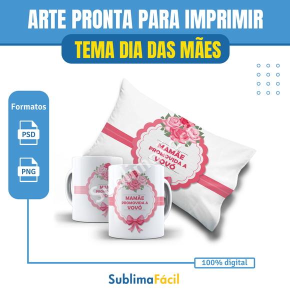 Pack Estampas Dia das Mães - Caneca e Almofada