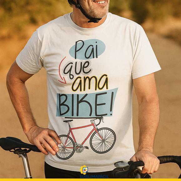 Pai Que Ama Bike (arte Digital Original)
