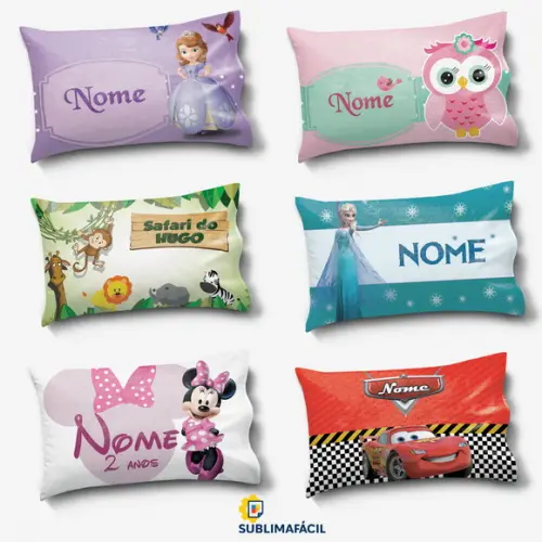 16 Estampas Premium para Sublimação de Almofadas