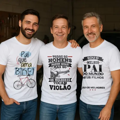 30 Estampas Poderosas para Imprimir - Camiseta Masculina