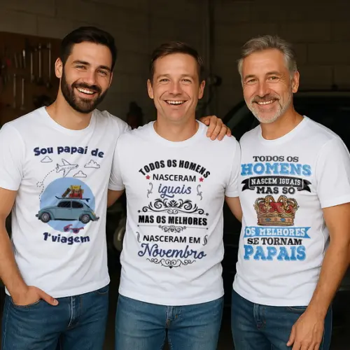 30 Estampas Poderosas para Imprimir - Camiseta Masculina