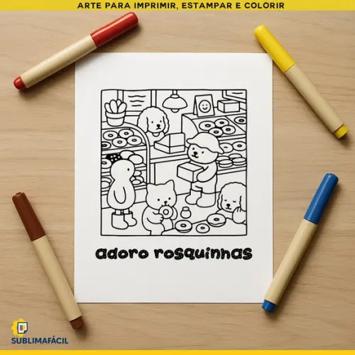 Arte Body Bobbie Goods + Versão para Colorir (exclusivo)