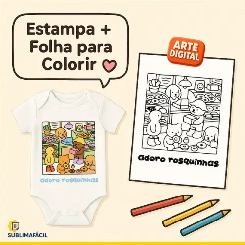 Arte Body Bobbie Goods + Versão para Colorir (exclusivo)