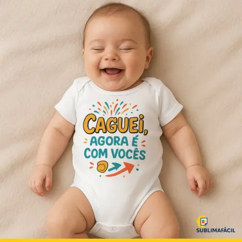 Arte Digital para Body Infantil - Sublimação e Personalizado