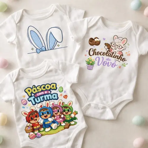 Arte Digital Páscoa - 25 Estampas Criativas para Impressão