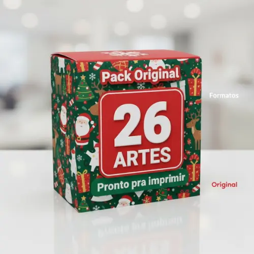 Arte Digital pra Body de Natal (26 Estampas Exclusivas)