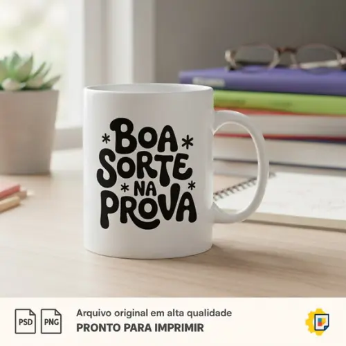 Arte para Caneca de Professora - Dia dos Professores