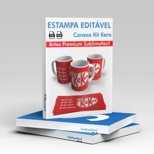 Arte para Sublimação - Caneca Kit Kero de Páscoa
