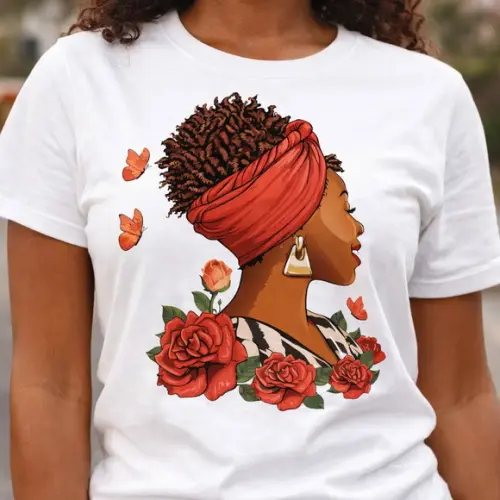 Arte para Sublimação Mulher Cabelos Cacheados