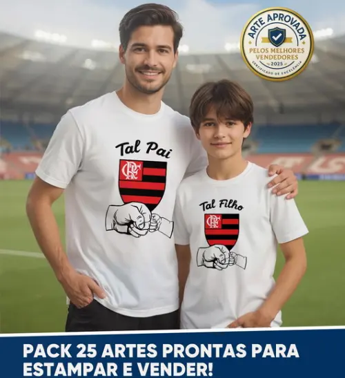 Arte para Sublimação Tal Pai Tal Filho