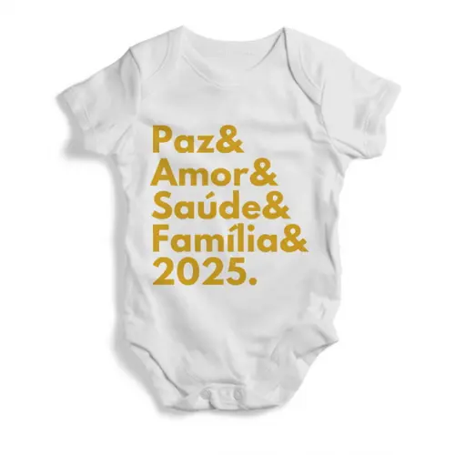 Arte Réveillon 2026 (estampa Meu Primeiro Ano Novo)
