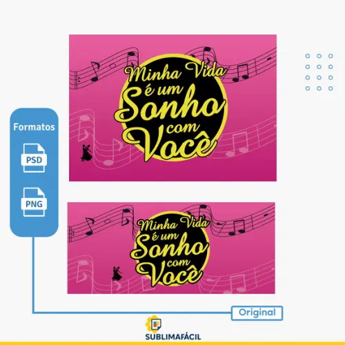 Arte Sonho de Valsa - Impressão