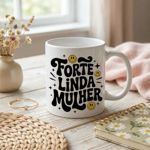 Artes para Caneca Dia da Mulher - 20 Arquivos pra Imprimir