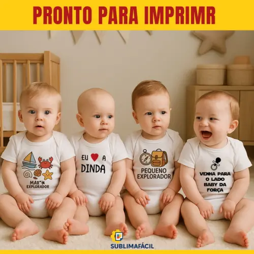Artes para Sublimação - Dia das Crianças