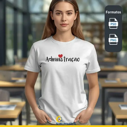 Estampa Administração - Arte para Imprimir