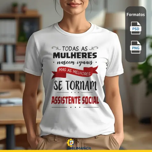 Estampa Assistente Social