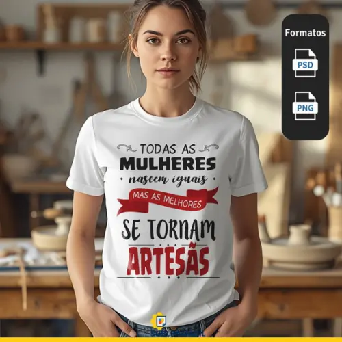 Estampa Artesã - Camiseta Artesanato (arte Digital)