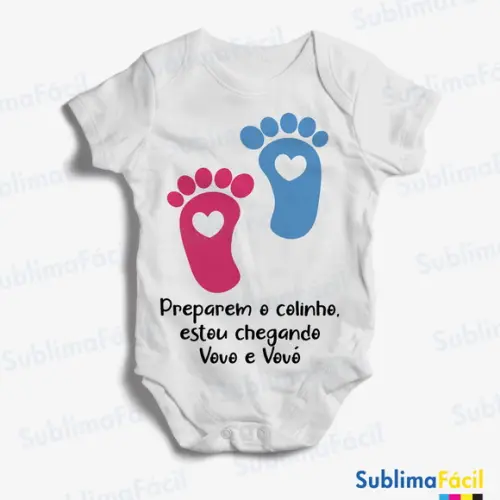 Estampa Bebê a Caminho - para Impressão