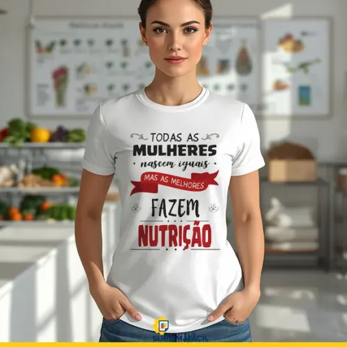 Estampa Camiseta de Nutricionista - Arquivo Digital