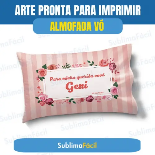 Estampa Caneca Almofada Vô e Vó