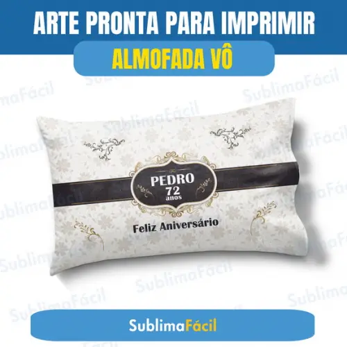 Estampa Caneca Almofada Vô e Vó