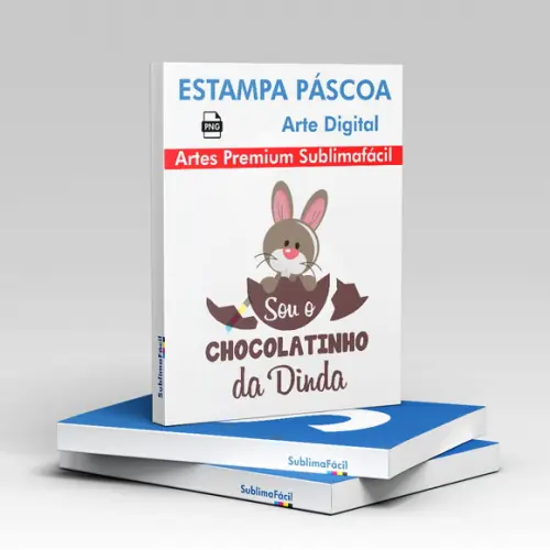 Estampa de Body para Sublimação - Chocolatinho da Dinda