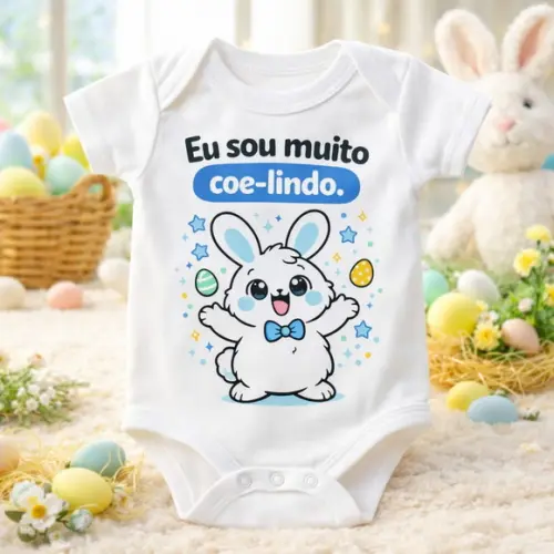 Estampa de Páscoa eu Sou Muito Coe-linda - Arte Digital