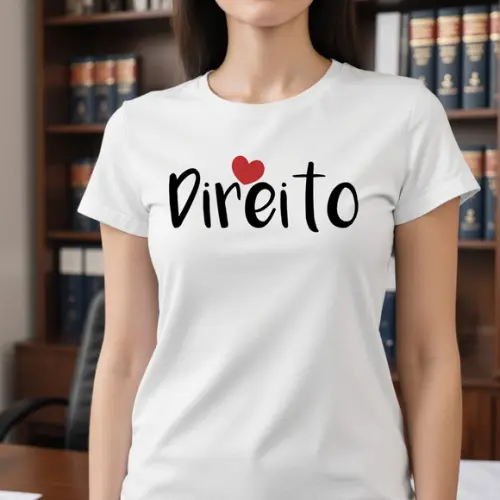 Estampa Direito / Advocacia / para Camiseta Advogada