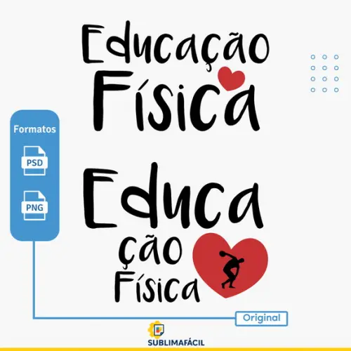 Estampa Educação Física Impressão