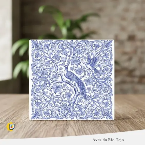 Estampa Ladrilho Hidráulico Português - 5 Arte Digital
