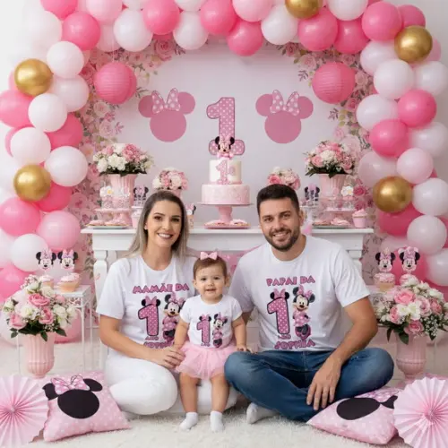 Estampa Minnie Rosa para Imprimir (aniversário)