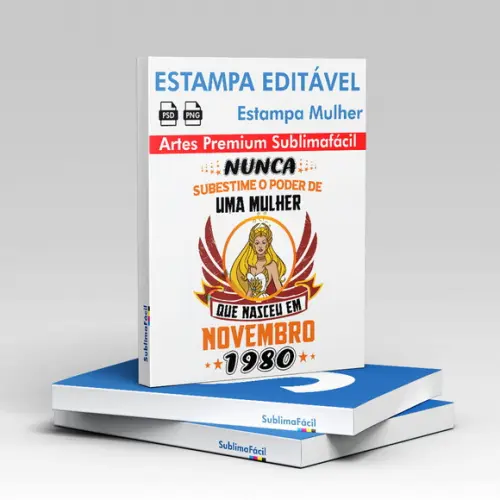 Estampa para Sublimação - Frase Mulher Poderosa