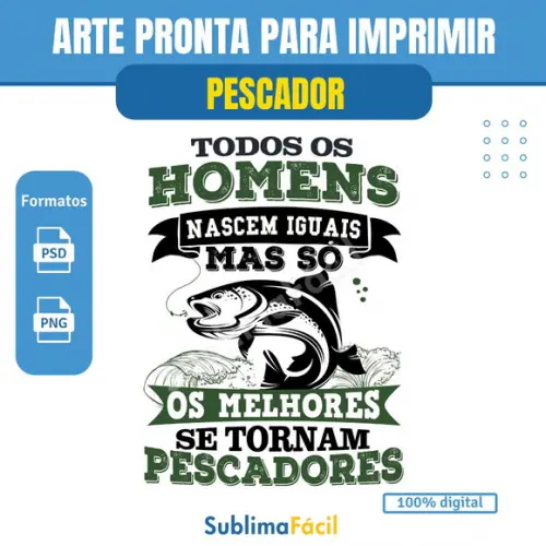 Estampa Pesca (arte Digital)