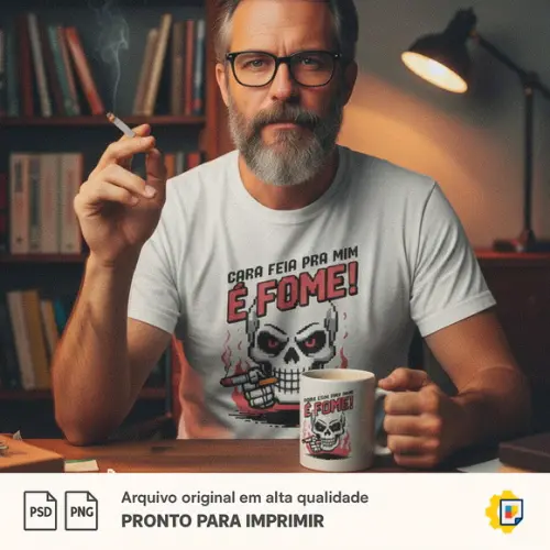 Estampa Professor Raiz - Arte Digital