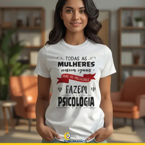 Estampa Psicologia - para Camiseta Psicóloga