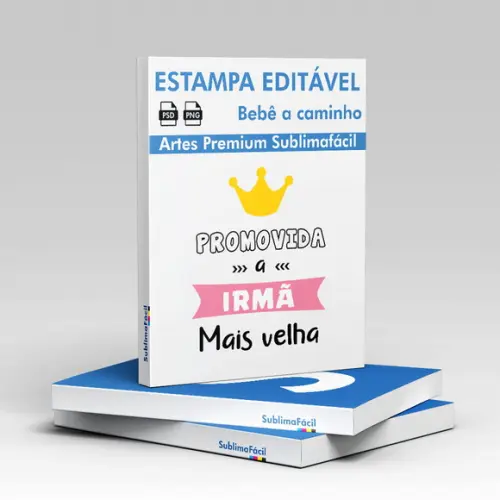 Estampa Promovido a Irmão / Irmã Mais Velho(a)