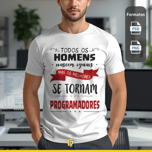Estampa Programador - Impressão