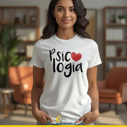 Estampa Psicologia - para Camiseta Psicóloga