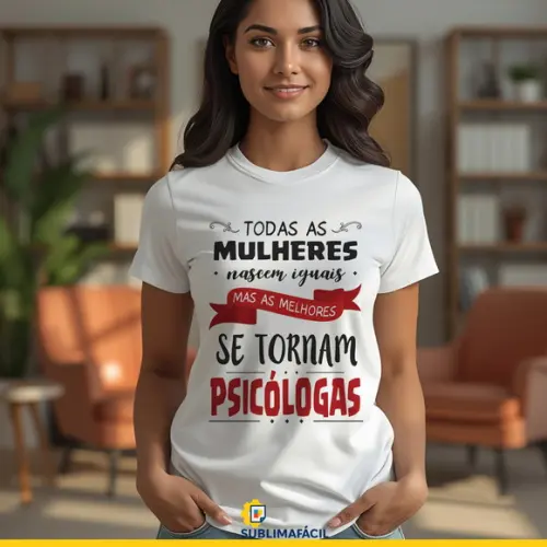 Estampa Psicologia - para Camiseta Psicóloga
