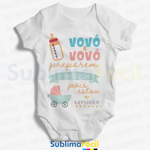 Estampas Bebê a Caminho - Sublimação