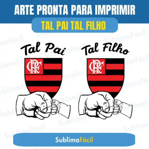 Estampas Pai e Filho - Times de Futebol